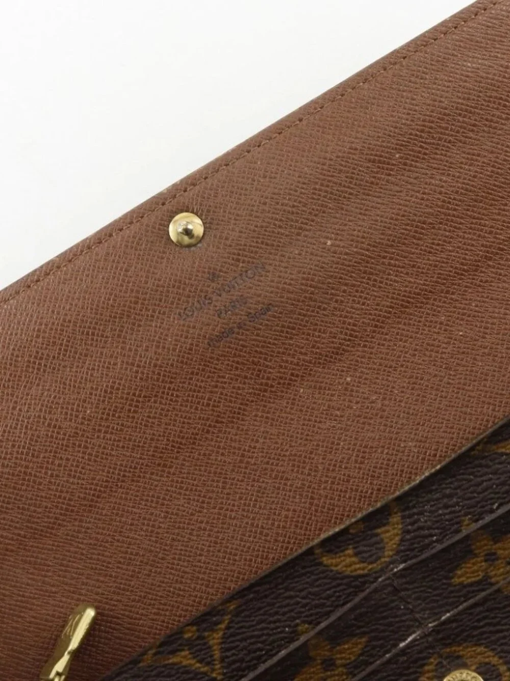 LOUIS VUITTON Portefeiulle Sarah Purse M61734 Brown Monogram canvas unisex